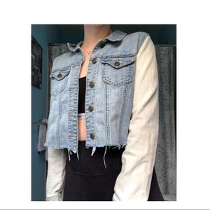 Nordstrom Cropped Denim Jacket